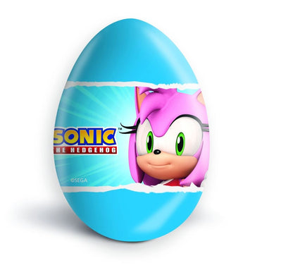 Sonic The Hedgehog Surprise Milk Chocolate Eggs with Prize Toy Inside 24Pcs