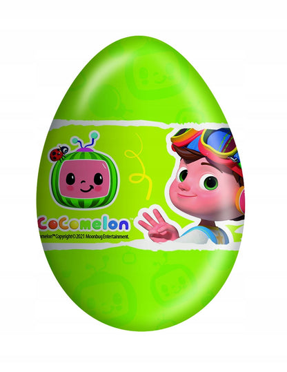 Cocomelon Surprise Milk Chocolate Eggs with Prize Toy Inside 24Pcs