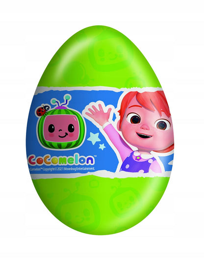 Cocomelon Surprise Milk Chocolate Eggs with Prize Toy Inside 24Pcs