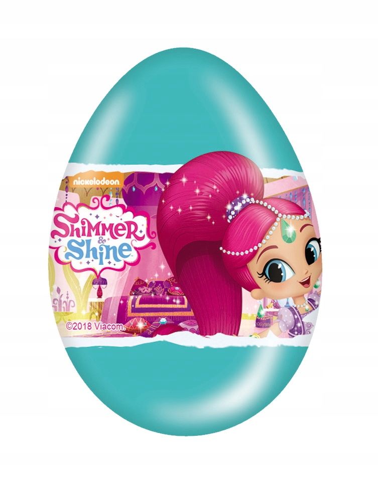 Shimmer & Shine Surprise Milk Chocolate Eggs with Prize Toy Inside 24Pcs