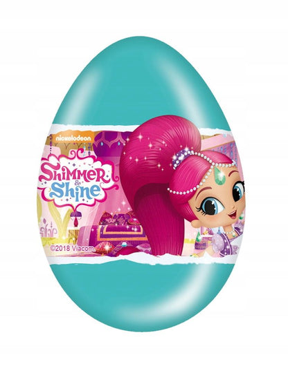 Shimmer & Shine Surprise Milk Chocolate Eggs with Prize Toy Inside 24Pcs