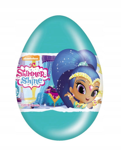 Shimmer & Shine Surprise Milk Chocolate Eggs with Prize Toy Inside 24Pcs