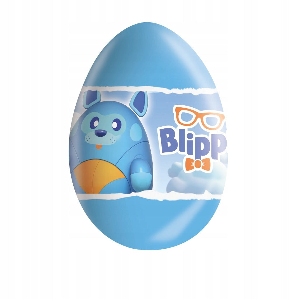 Blippi Wonders Surprise Milk Chocolate Eggs with Prize Toy Inside 24Pcs