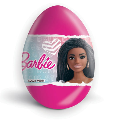 Barbie Surprise Milk Chocolate Eggs with Prize Toy Inside 24Pcs