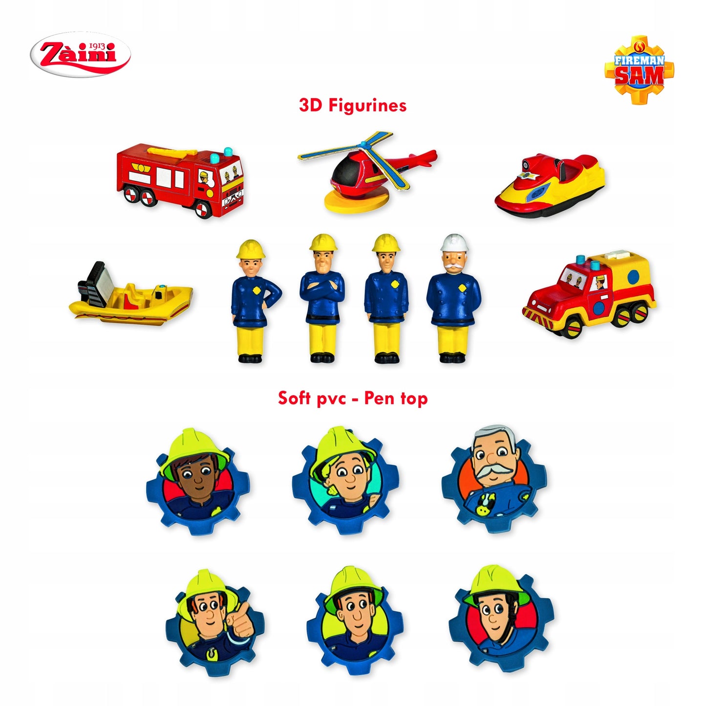 Fireman Sam Surprise Milk Chocolate Eggs with Prize Toy Inside 24Pcs