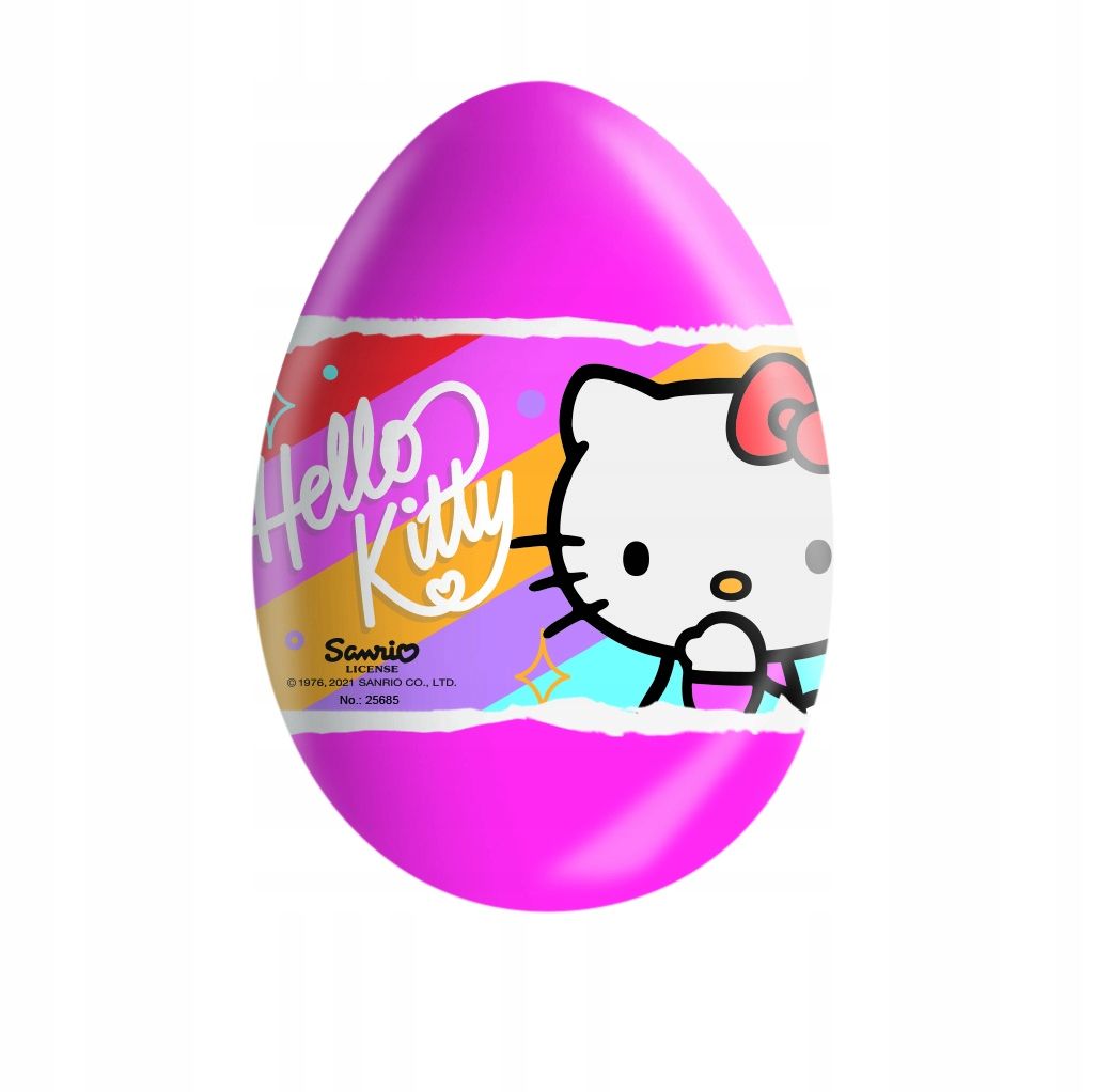 Hello Kitty Surprise Milk Chocolate Eggs with Prize Toy Inside 24Pcs