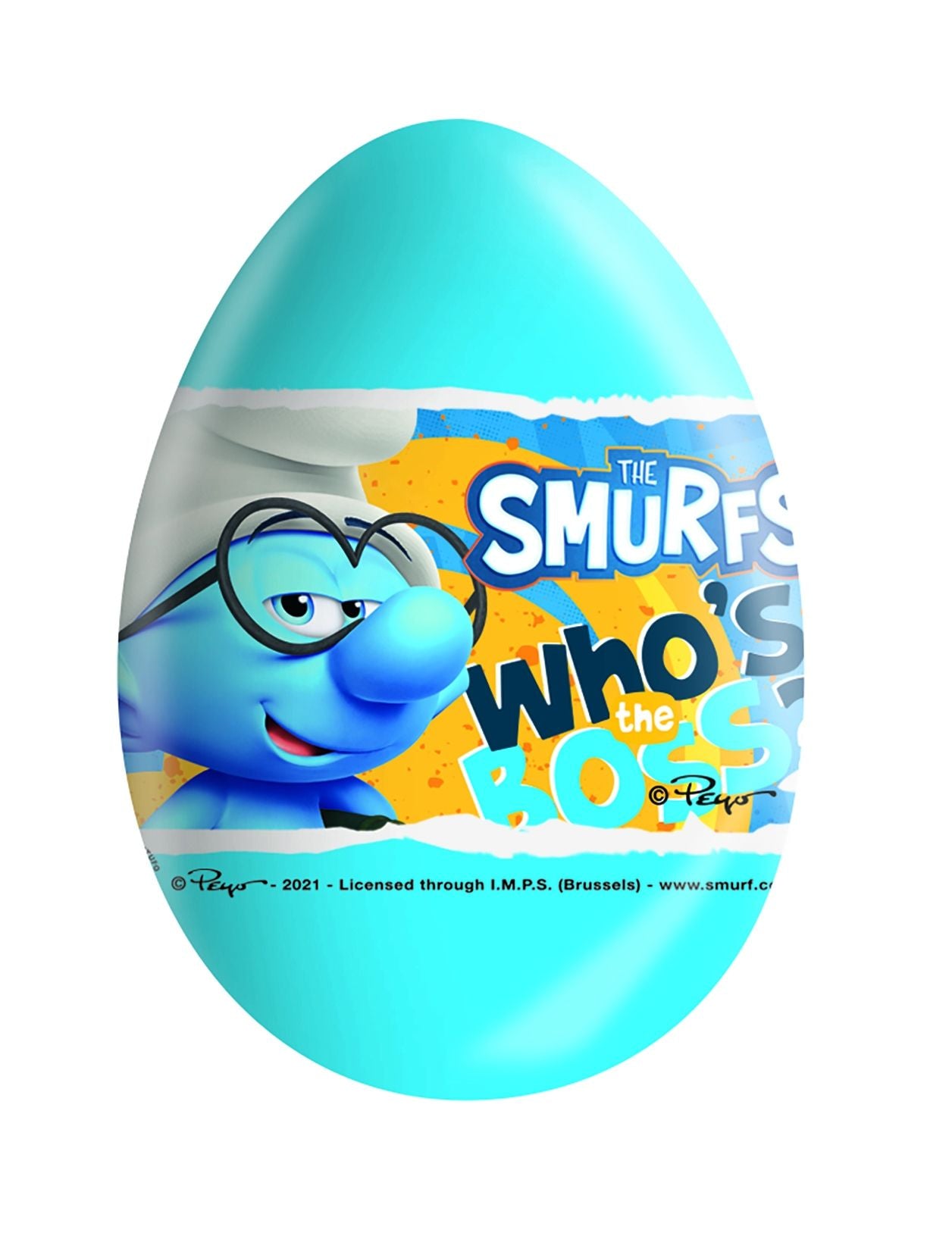 The Smurfs Surprise Milk Chocolate Eggs with Prize Toy Inside 24Pcs