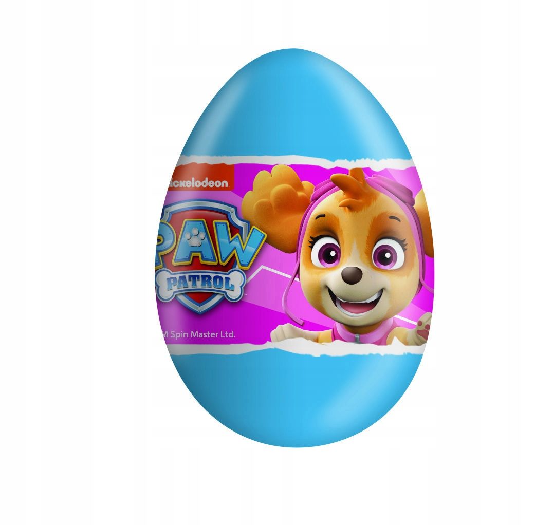 Paw Patrol Surprise Milk Chocolate Eggs with Prize Toy Inside 24Pcs