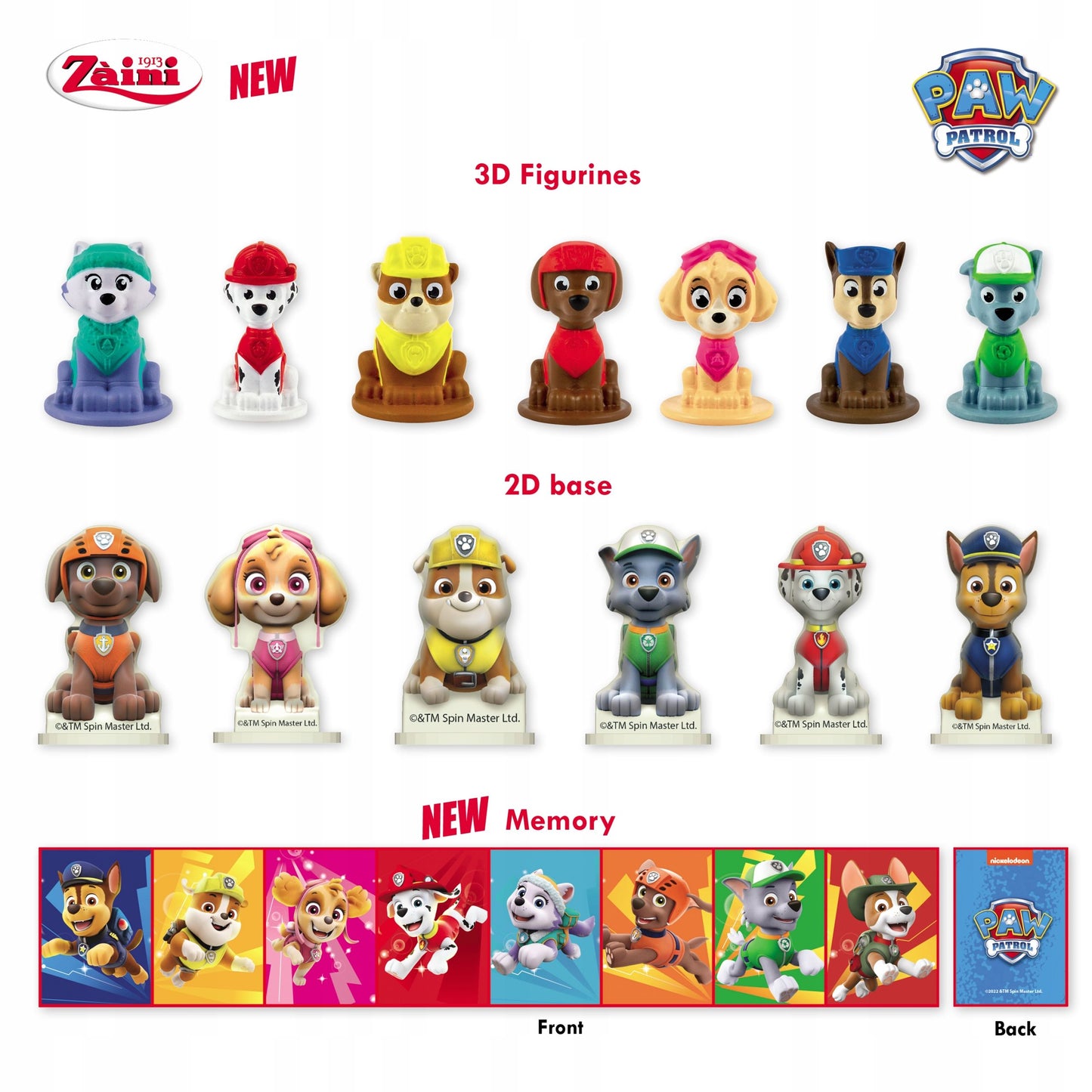 Paw Patrol Surprise Milk Chocolate Eggs with Prize Toy Inside 24Pcs